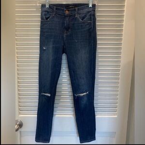 J Brand Alana Skinny Distressed Jeans sz 24